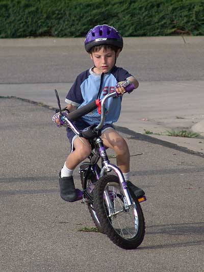 first bike ride