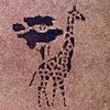 giraffe mosaic tile