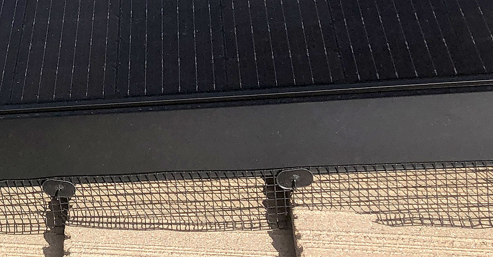 Solar Panel Critter Guard a4